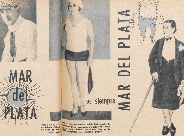 Mar del Plata Landrú recorte revista Tía Vicenta 1959