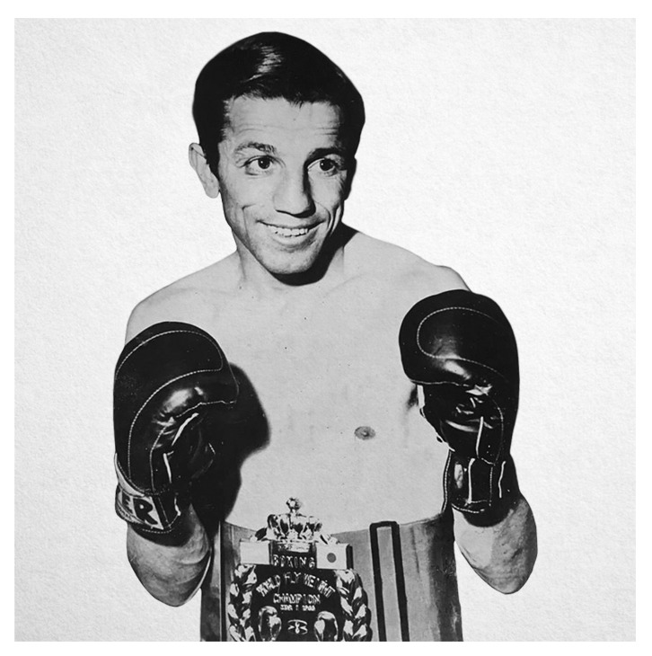 El boxeador argentino Horacio Accavallo, campeón campeón del mundo de la categoría peso mosca (1966).