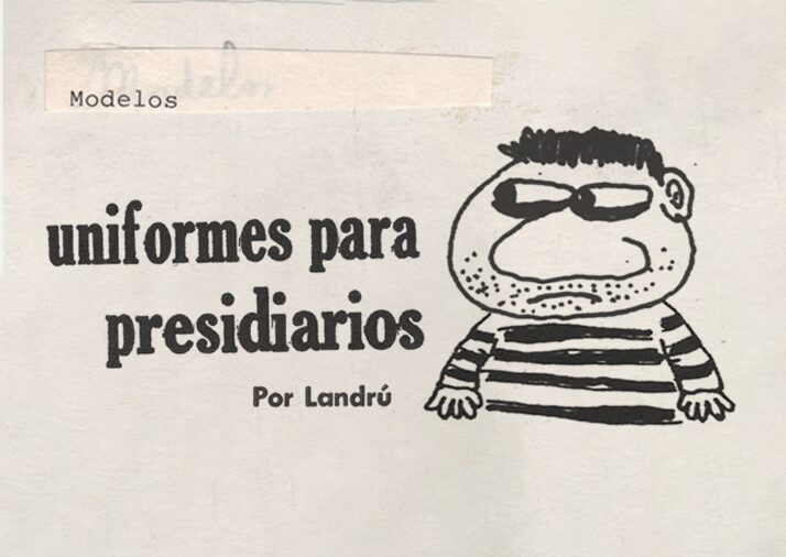 Uniformes para presidiarios por Landrú - portada